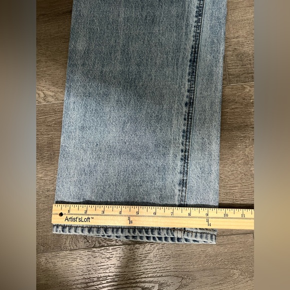 H&M Wide High Waist Jeans | Women’s | Size: 8 | Color: Blue - Picture 16 of 16